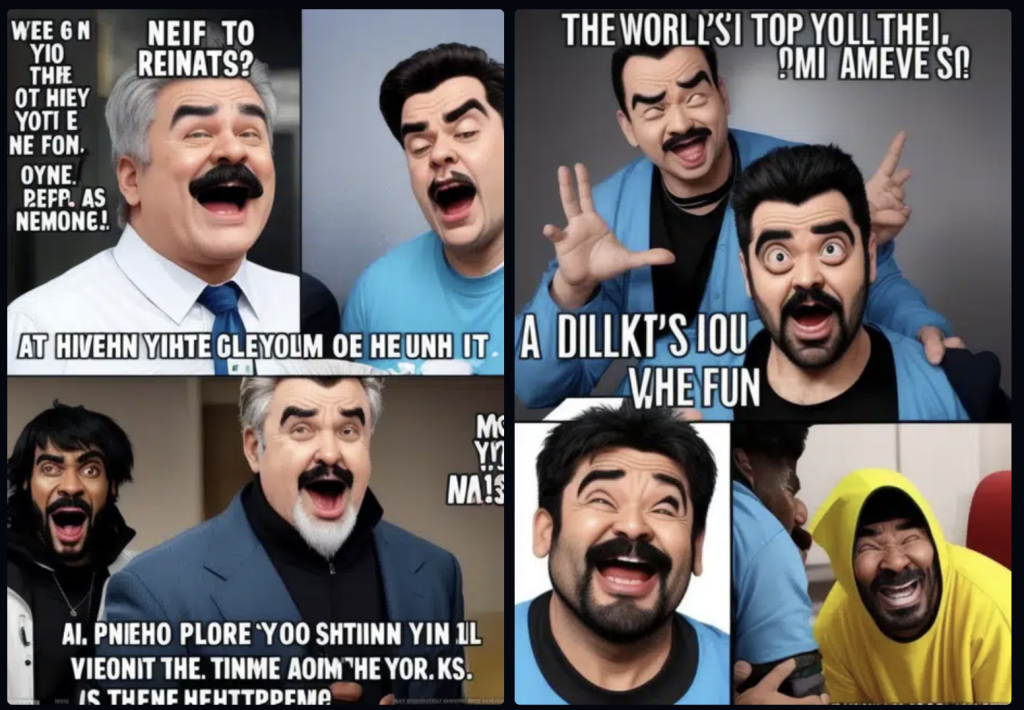 ai memes, ai funny memes, ai comedy, jokes by ai, artificial intelligence meme, dall e memes, chatgpt memes, cyborg memes, artificial humour, robot humour, robot memes